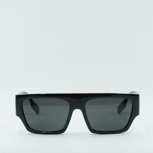 Burberry BE4397U 300187 Micah Square Sunglasses Black Frame, Dark Grey Lenses main image 6